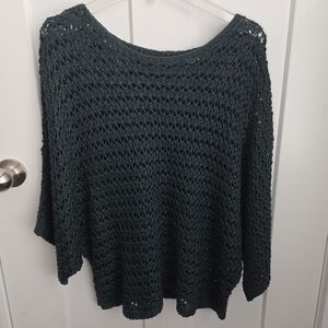Women's Dark Green Knit Sweater